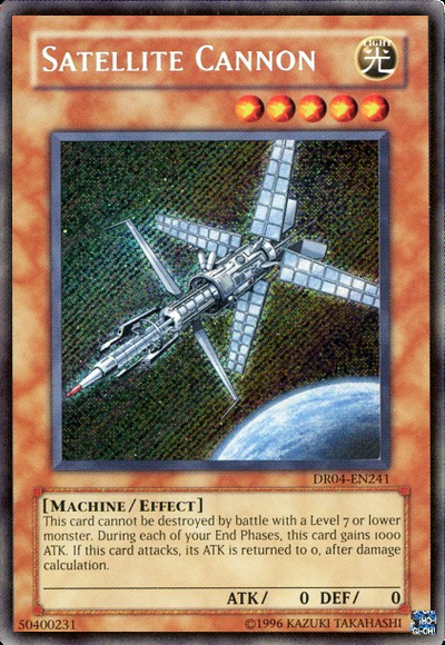 Satellite Cannon [DR04-EN241] Secret Rare | Gam3 Escape