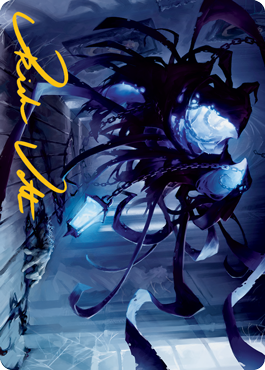 Spectral Adversary Art Card (Gold-Stamped Signature) [Innistrad: Midnight Hunt Art Series] | Gam3 Escape