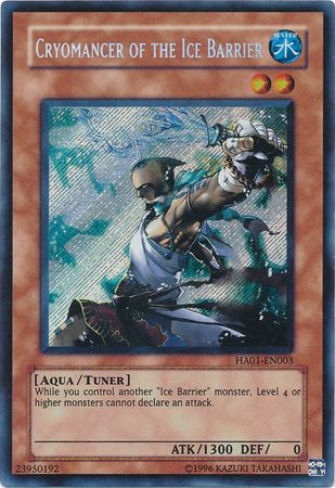 Cryomancer of the Ice Barrier [HA01-EN003] Secret Rare | Gam3 Escape