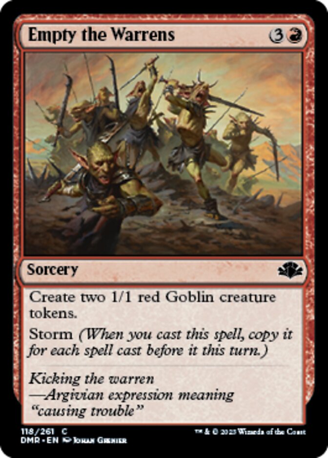 Empty the Warrens [Dominaria Remastered] | Gam3 Escape