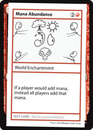 Mana Abundance (2021 Edition) [Mystery Booster Playtest Cards] | Gam3 Escape