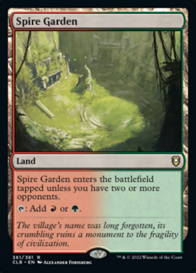 Spire Garden [Commander Legends: Battle for Baldur's Gate] | Gam3 Escape
