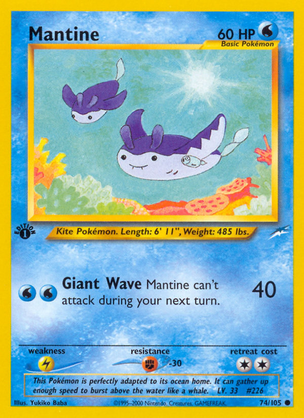 Mantine (74/105) [Neo Destiny 1st Edition] | Gam3 Escape