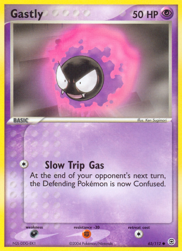 Gastly (63/112) [EX: FireRed & LeafGreen] | Gam3 Escape