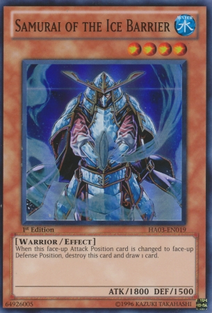 Samurai of the Ice Barrier [HA03-EN019] Super Rare | Gam3 Escape