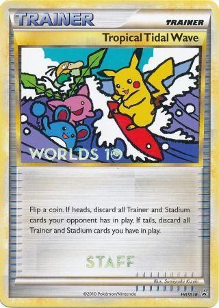 Tropical Tidal Wave (HGSS18) (Staff) [HeartGold & SoulSilver: Black Star Promos] | Gam3 Escape