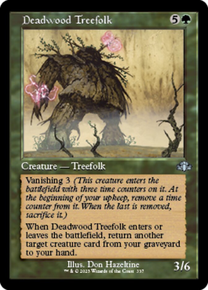 Deadwood Treefolk (Retro) [Dominaria Remastered] | Gam3 Escape