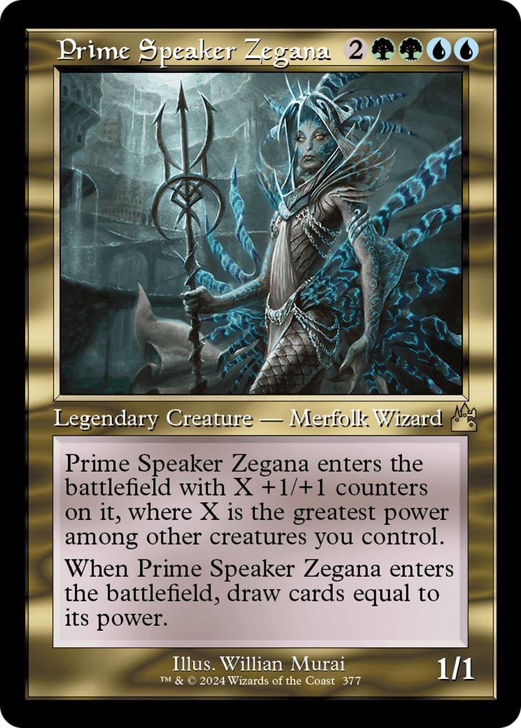 Prime Speaker Zegana (Retro Frame) [Ravnica Remastered] | Gam3 Escape