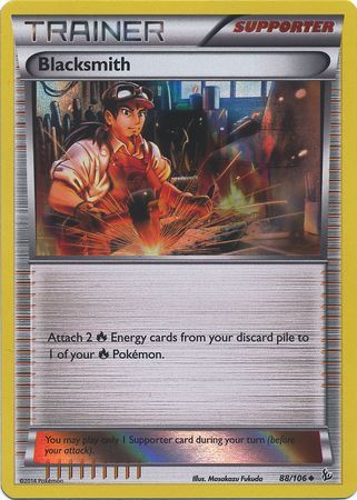 Blacksmith (88/106) (Sheen Holo Pyroar Collection Exclusive) [XY: Flashfire] | Gam3 Escape