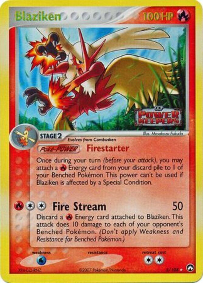 Blaziken (5/108) (Stamped) [EX: Power Keepers] | Gam3 Escape