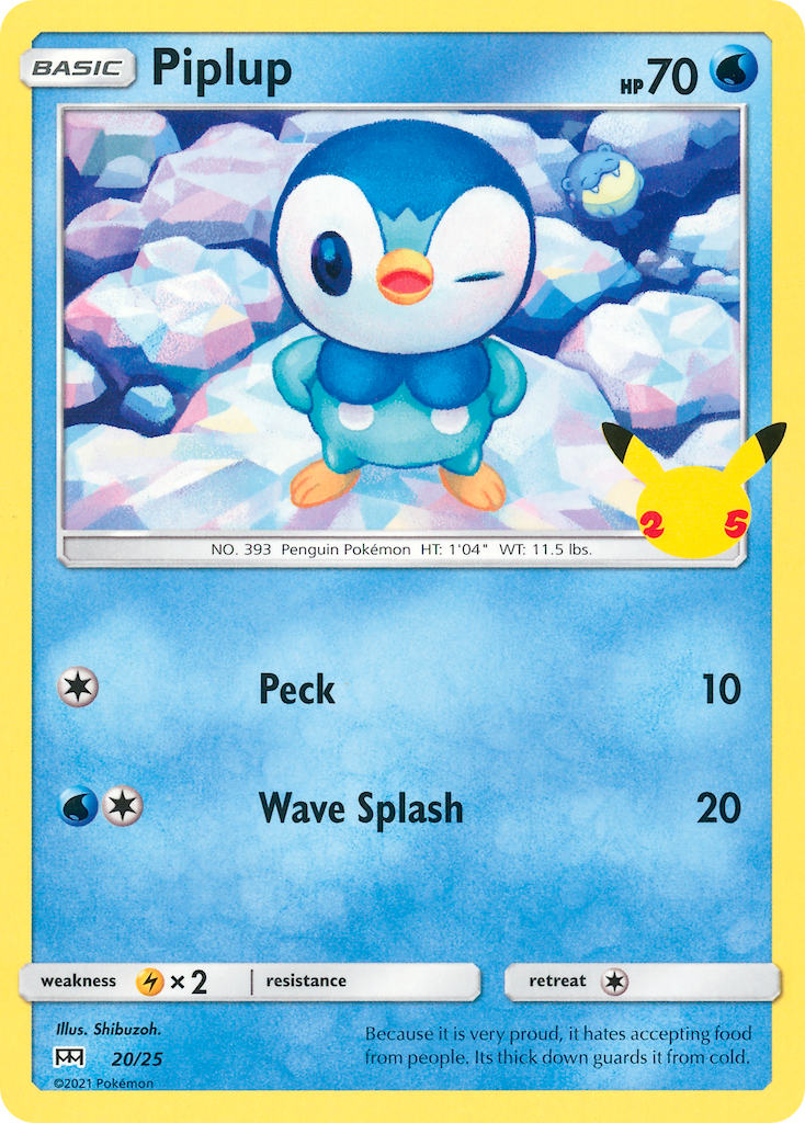 Piplup (20/25) [McDonald's 25th Anniversary] | Gam3 Escape