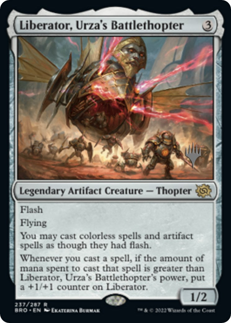 Liberator, Urza's Battlethopter (Promo Pack) [The Brothers' War Promos] | Gam3 Escape