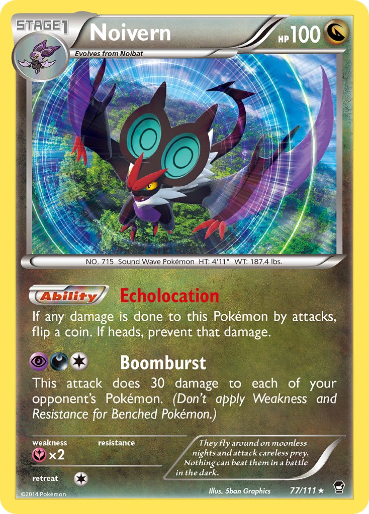 Noivern (77/111) (Cosmos Holo) (Blister Exclusive) [XY: Furious Fists] | Gam3 Escape