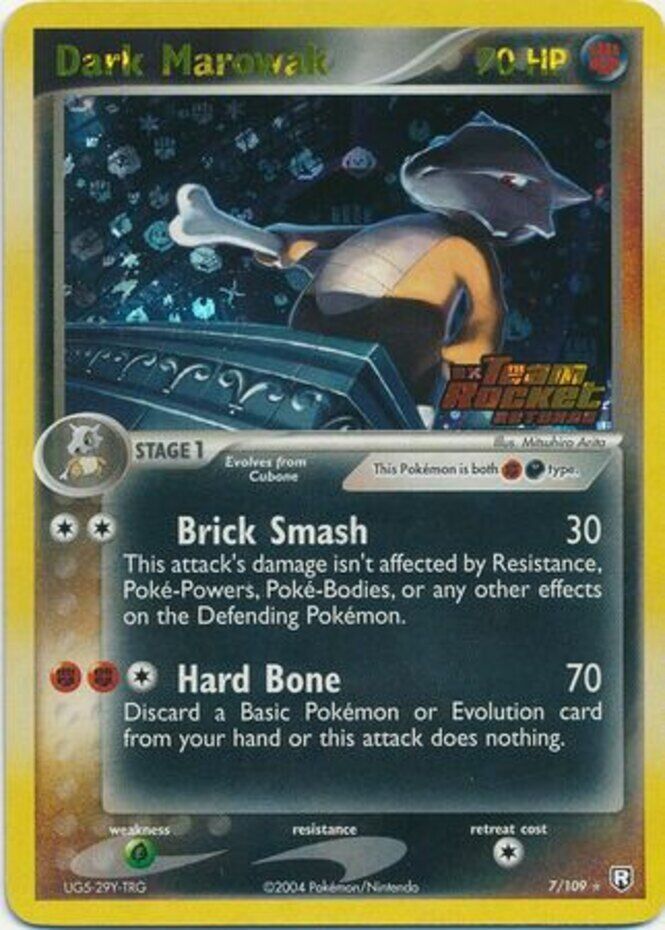 Dark Marowak (7/109) (Stamped) [EX: Team Rocket Returns] | Gam3 Escape