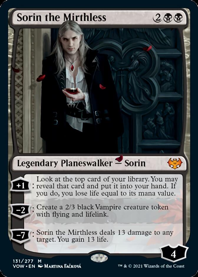 Sorin the Mirthless [Innistrad: Crimson Vow] | Gam3 Escape