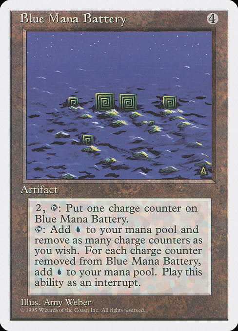 Blue Mana Battery [Fourth Edition] | Gam3 Escape
