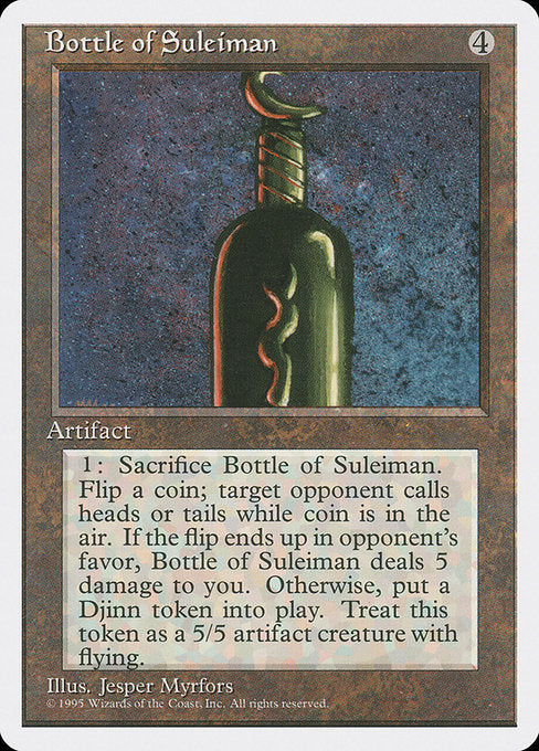 Bottle of Suleiman [Fourth Edition] | Gam3 Escape