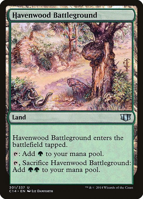 Havenwood Battleground [Commander 2014] | Gam3 Escape