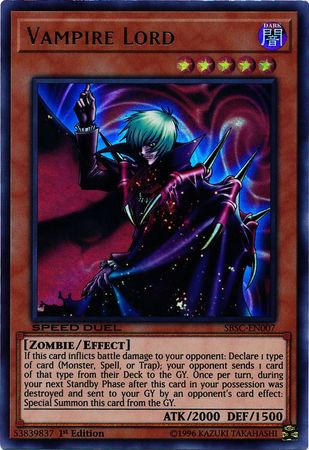 Vampire Lord [SBSC-EN007] Ultra Rare | Gam3 Escape