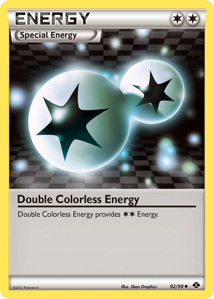 Double Colorless Energy (92/99) [Black & White: Next Destinies] | Gam3 Escape