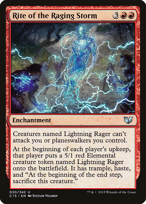 Rite of the Raging Storm [Commander 2015] | Gam3 Escape