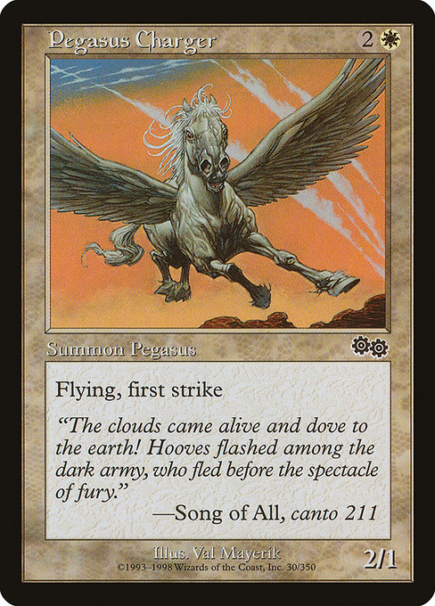 Pegasus Charger [Urza's Saga] | Gam3 Escape