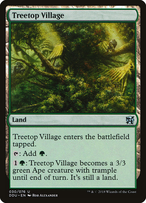 Treetop Village [Duel Decks: Elves vs. Inventors] | Gam3 Escape