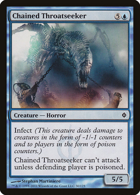Chained Throatseeker [New Phyrexia] | Gam3 Escape