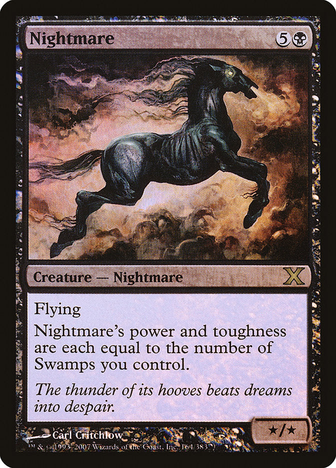 Nightmare (Premium Foil) [Tenth Edition] | Gam3 Escape