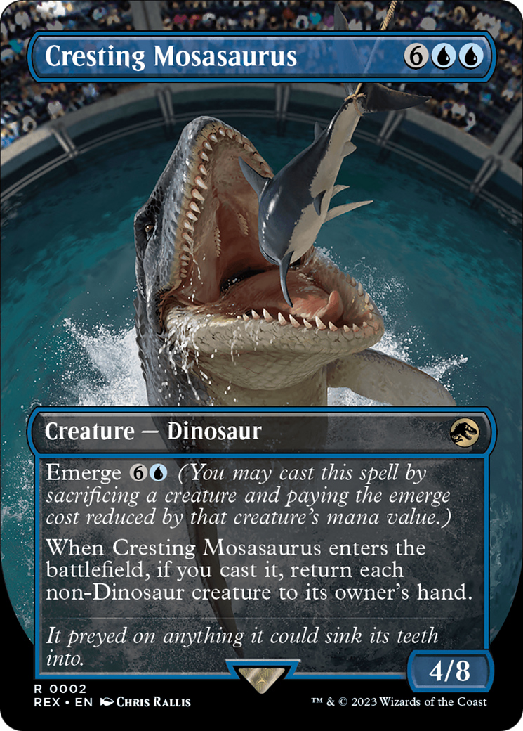 Cresting Mosasaurus (Borderless) [Jurassic World Collection] | Gam3 Escape