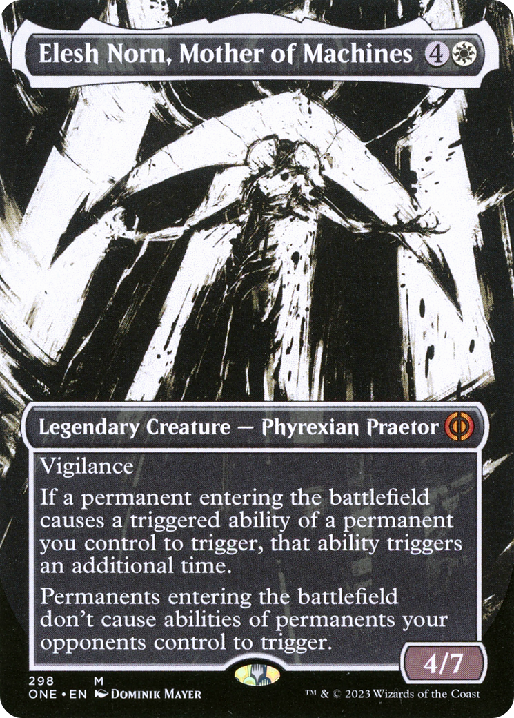Elesh Norn, Mother of Machines (Borderless Ichor) [Phyrexia: All Will Be One] | Gam3 Escape