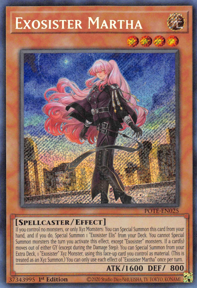 Exosister Martha [POTE-EN025] Secret Rare | Gam3 Escape