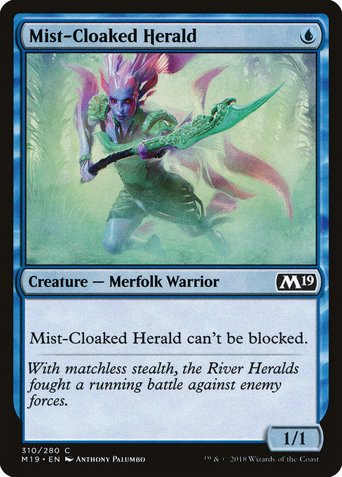 Mist-Cloaked Herald [Core Set 2019] | Gam3 Escape