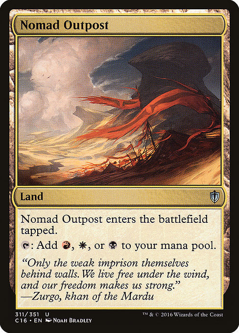 Nomad Outpost [Commander 2016] | Gam3 Escape