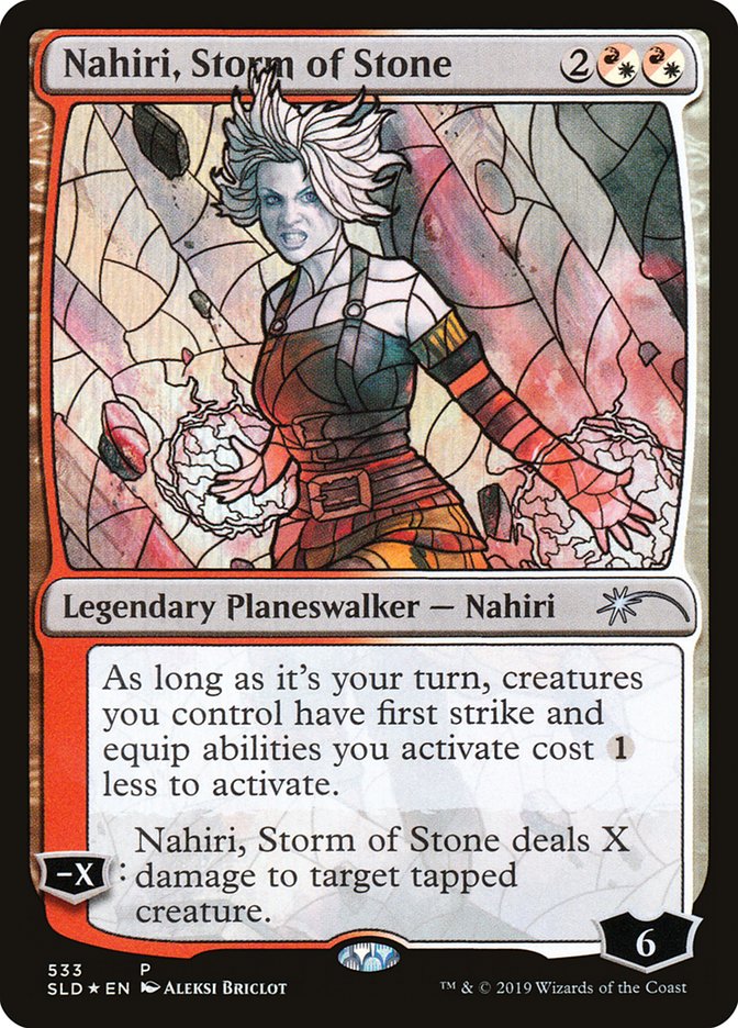 Nahiri, Storm of Stone (Stained Glass) [Secret Lair Drop Promos] | Gam3 Escape