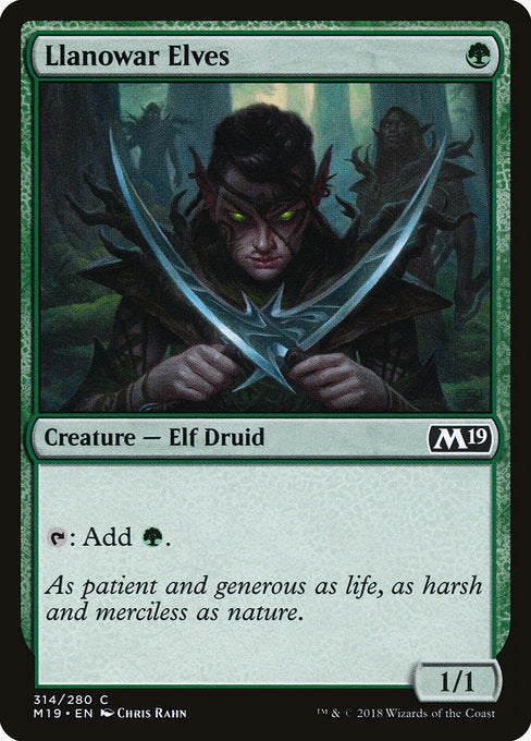 Llanowar Elves [Core Set 2019] | Gam3 Escape