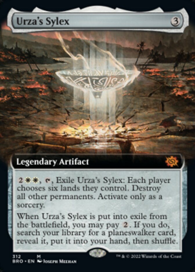 Urza's Sylex (Extended Art) [The Brothers' War] | Gam3 Escape