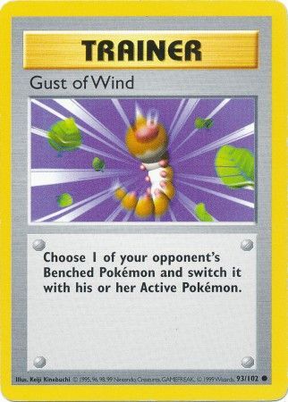 Gust of Wind (93/102) [Base Set Shadowless Unlimited] | Gam3 Escape