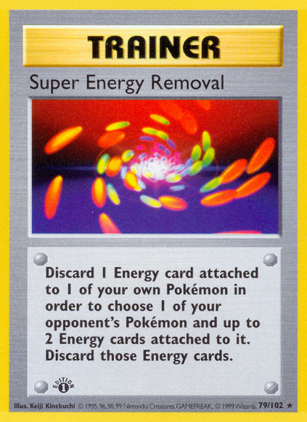 Super Energy Removal (79/102) (Shadowless) [Base Set 1st Edition] | Gam3 Escape