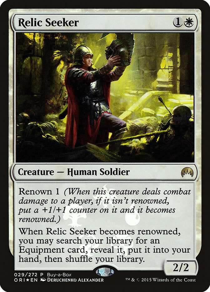 Relic Seeker (Buy-A-Box) [Magic Origins Promos] | Gam3 Escape