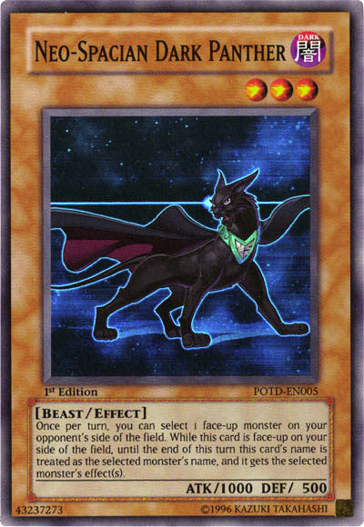 Neo-Spacian Dark Panther [POTD-EN005] Super Rare | Gam3 Escape