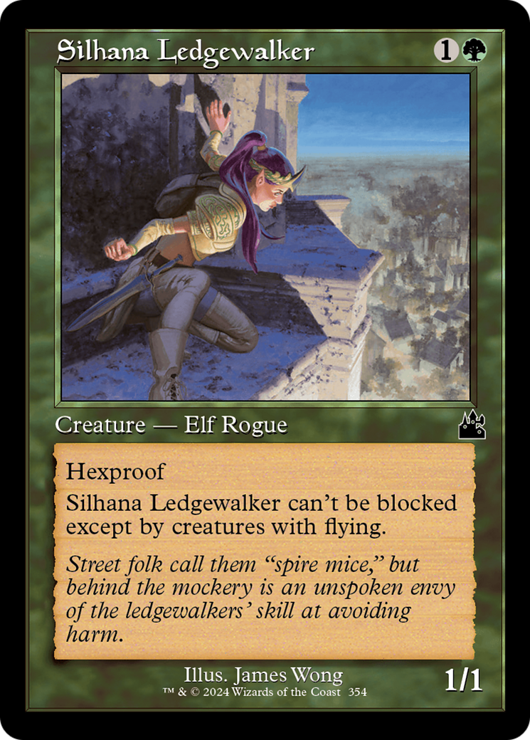 Silhana Ledgewalker (Retro Frame) [Ravnica Remastered] | Gam3 Escape