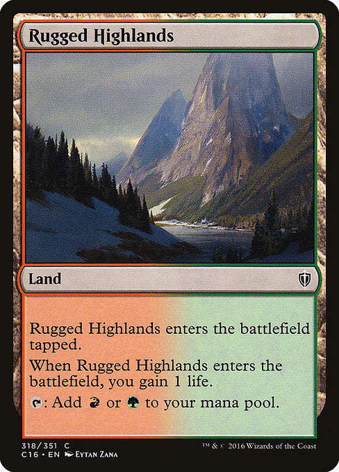 Rugged Highlands [Commander 2016] | Gam3 Escape