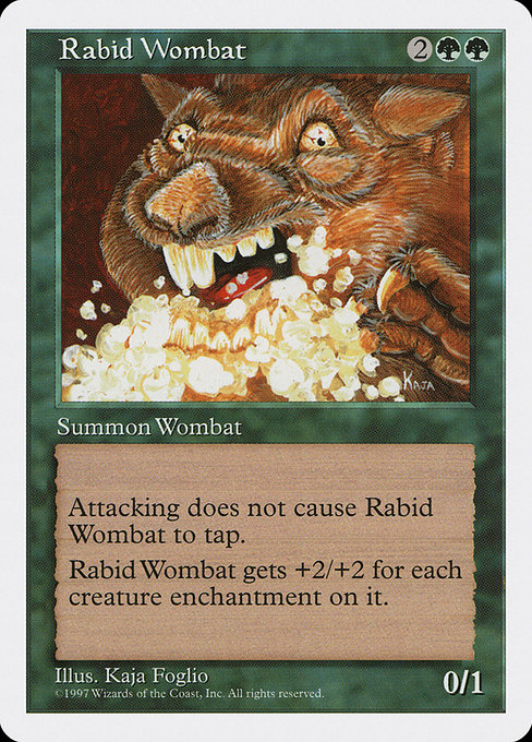 Rabid Wombat [Fifth Edition] | Gam3 Escape