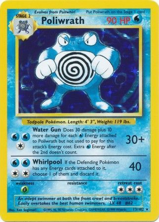 Poliwrath (13/102) [Base Set Unlimited] | Gam3 Escape