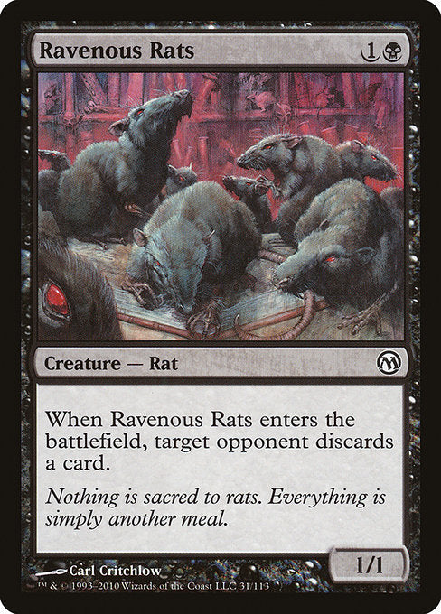 Ravenous Rats [Duels of the Planeswalkers] | Gam3 Escape