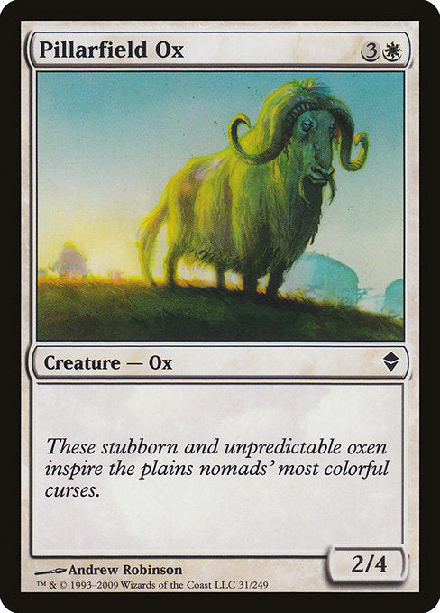 Pillarfield Ox [Zendikar] | Gam3 Escape