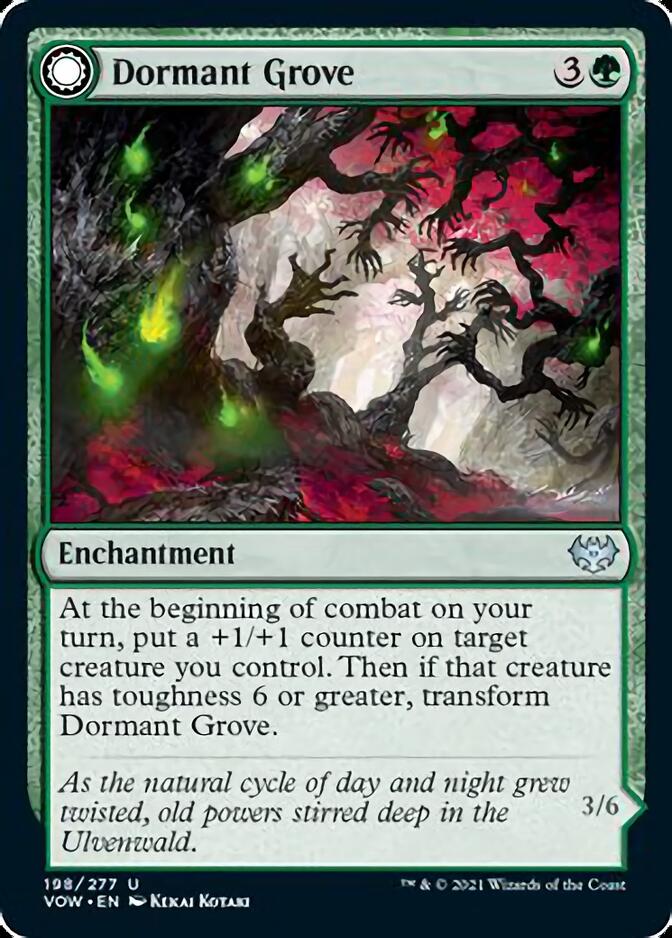 Dormant Grove // Gnarled Grovestrider [Innistrad: Crimson Vow] | Gam3 Escape