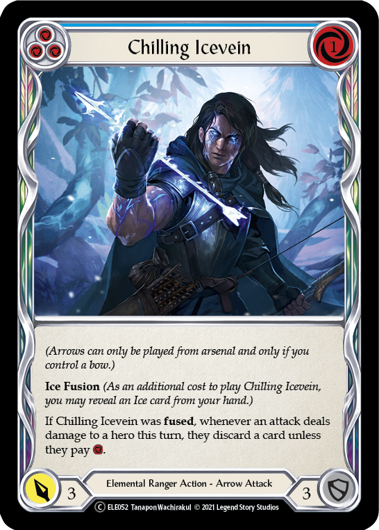 Chilling Icevein (Blue) [U-ELE052] Unlimited Normal | Gam3 Escape
