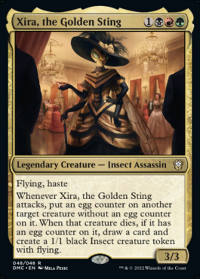 Xira, the Golden Sting [Dominaria United Commander] | Gam3 Escape